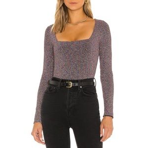 Show Me Your Mumu glitter bodysuit from Revolve